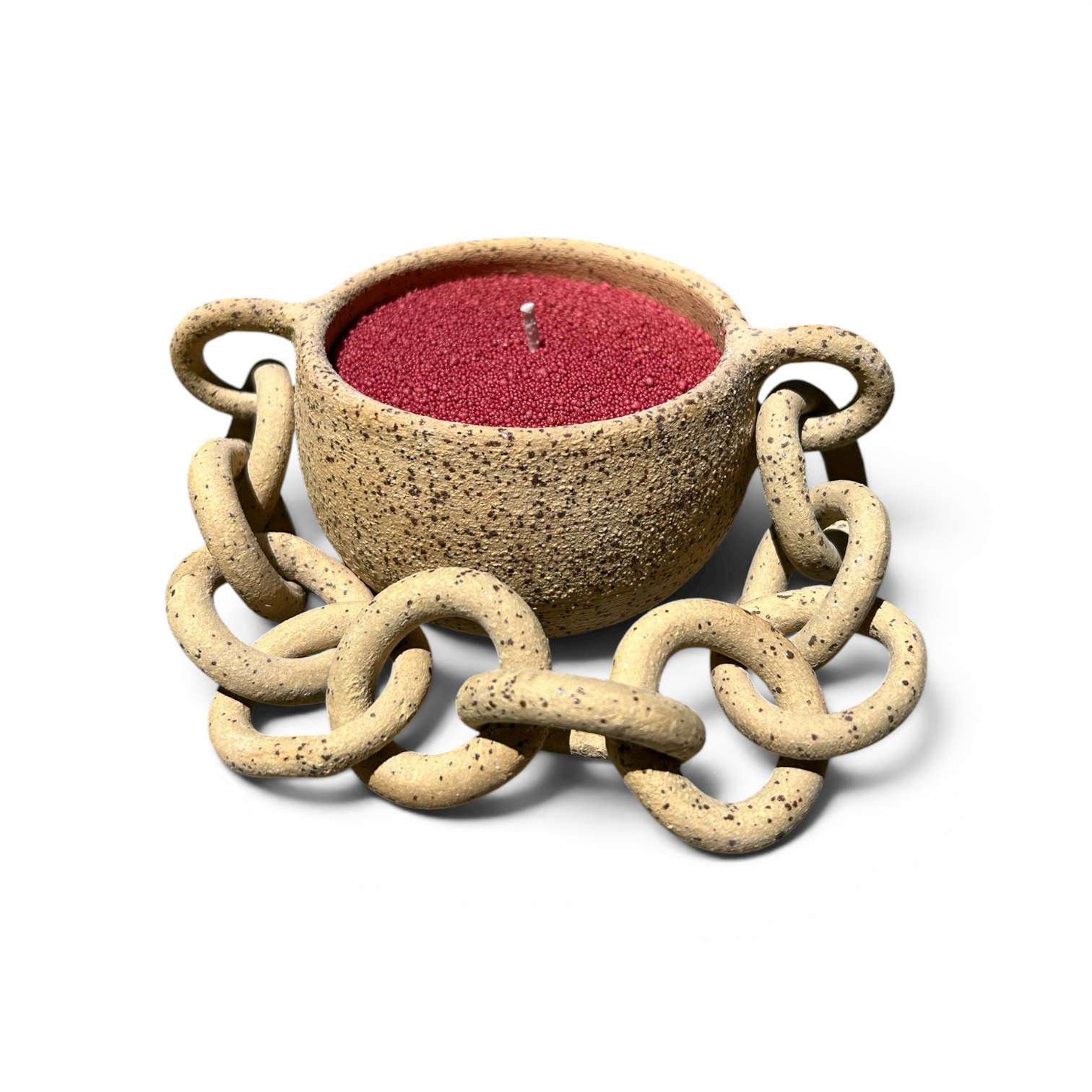 Stoneware Zincirli Mumluk