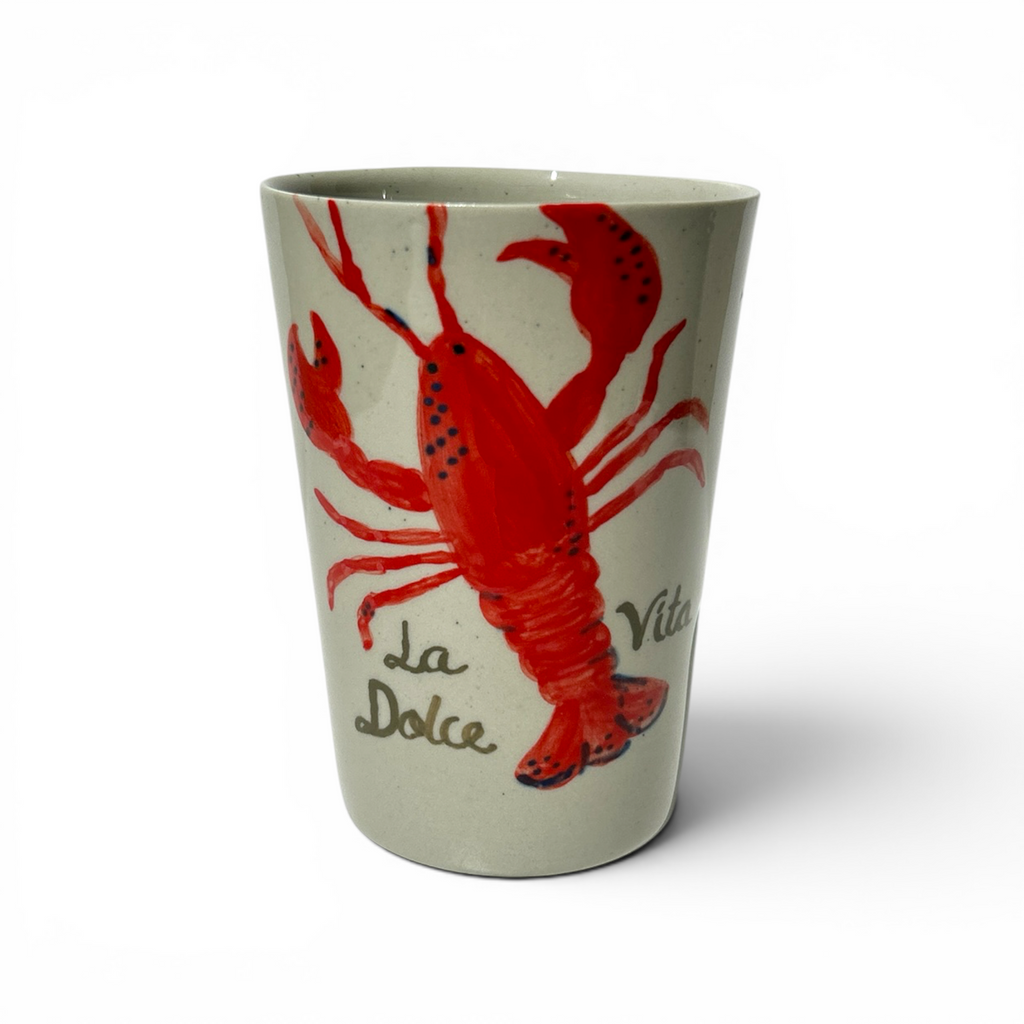 Porselen "Lobster" Bardak