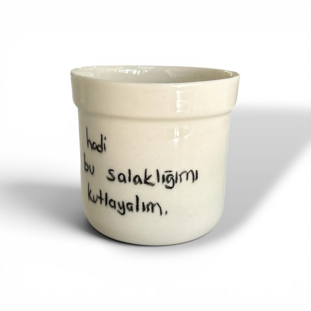 Porselen "İç Ses" Serisi Bardak